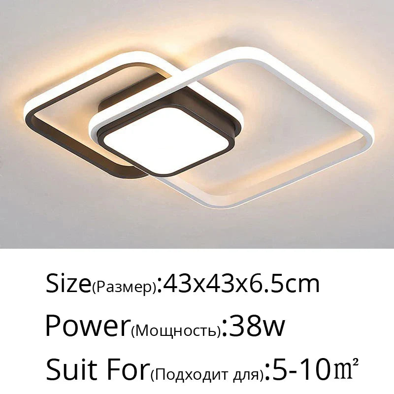 DecorBites™ LED Ceiling Light: Modern Home Lighting Fixture for Living, Dining, Bedroom