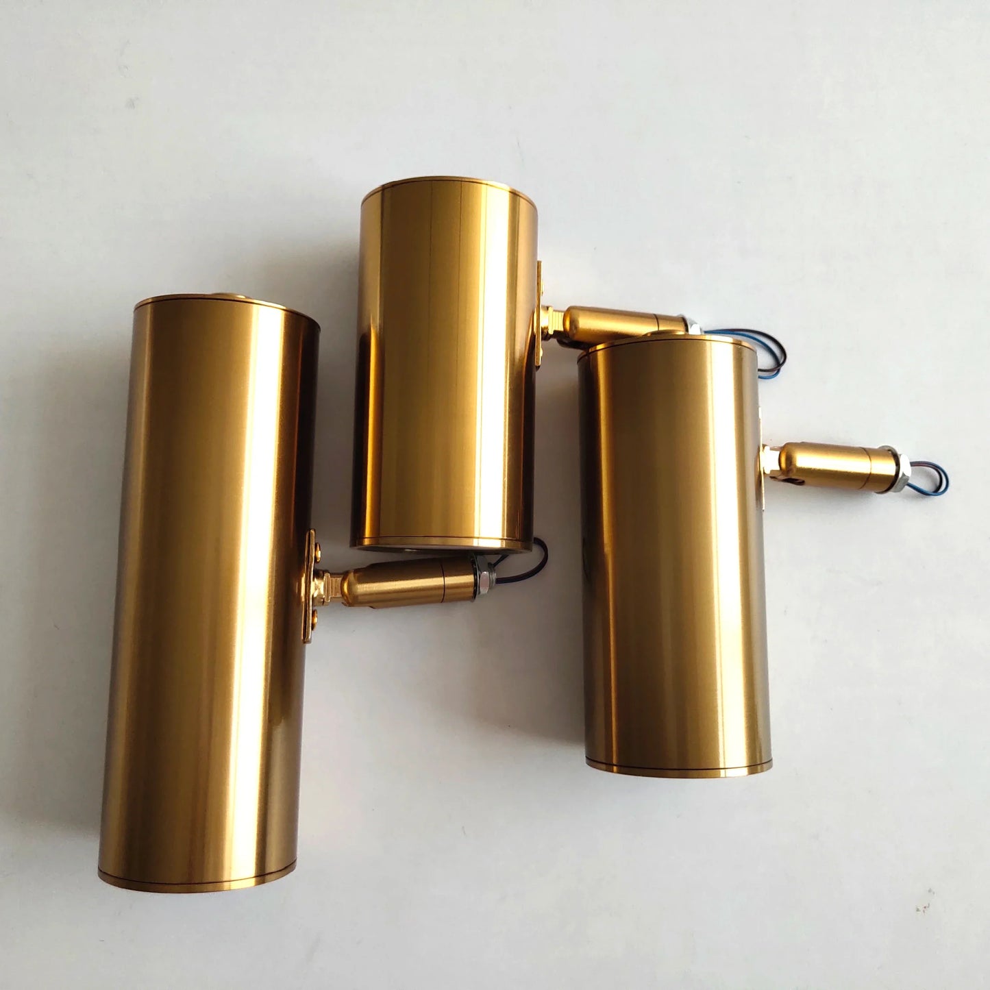 DecorBites™ Gold Iron Art LED Wall Lamp Modern Bedroom Living Room Light