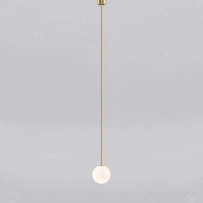 DecorBites™ Glass Ball Pendant Light - Simple Modern LED Kitchen Living Room Lighting