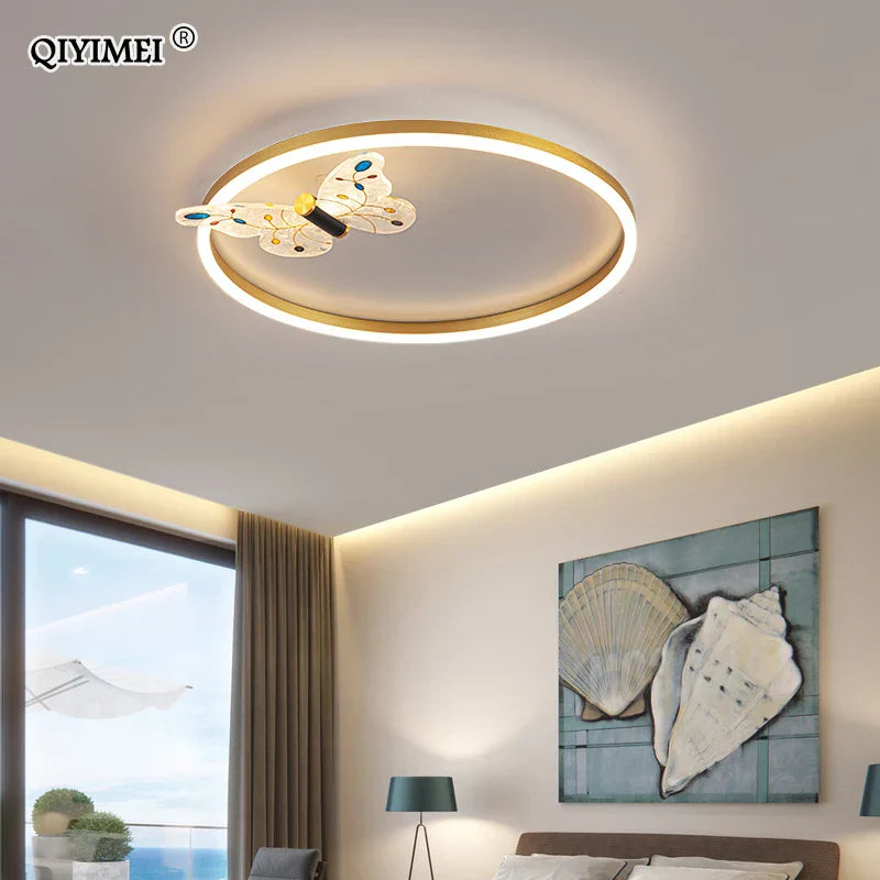 DecorBites™ LED Chandelier: Modern Indoor Lighting for Bedroom, Study, Living Room - Luster Lamps