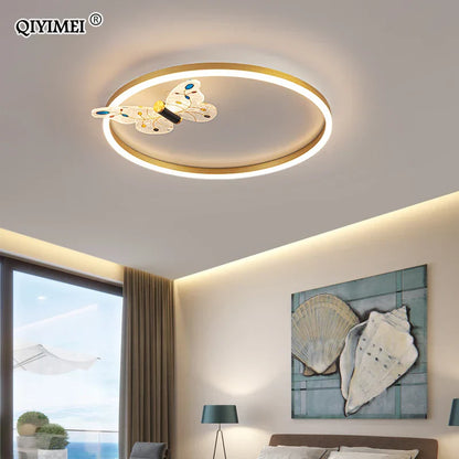 DecorBites™ LED Chandelier: Modern Indoor Lighting for Bedroom, Study, Living Room - Luster Lamps