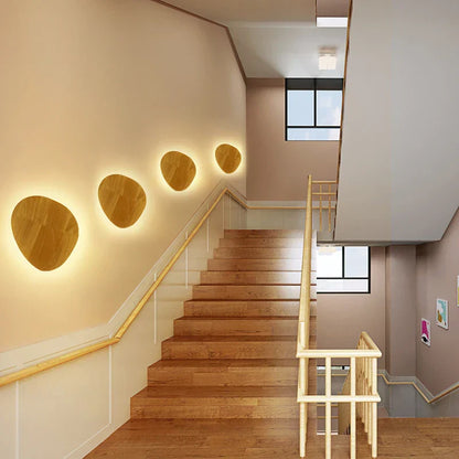 DecorBites™ LED Wooden Wall Lamp: Modern Nordic Style Bedroom Wall Light, AC110-240V
