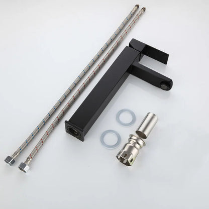 DecorBites™ Brushed Tall Basin Sink Faucet for Stylish Bathroom Water Control