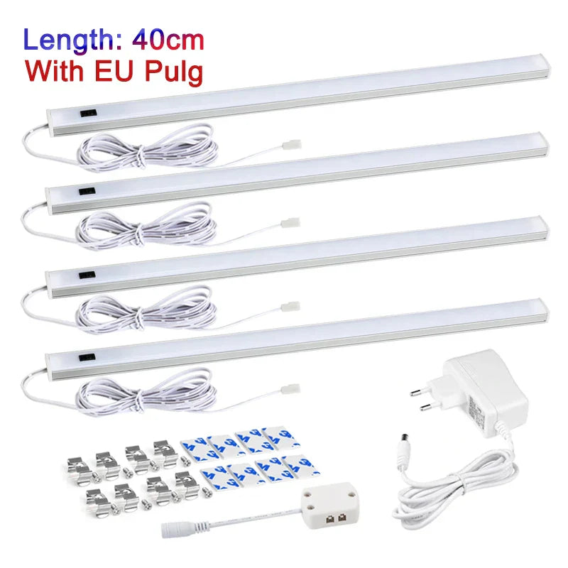 DecorBites™ LED Under Cabinet Light Hand Sweep Switch Sensor Lamp Night Lights