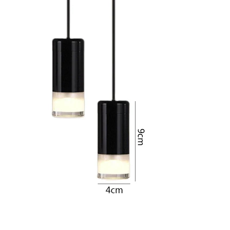 DecorBites™ Black Minimalist LED Wall Lamp for Bedroom and Living Room