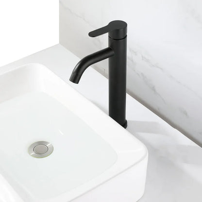 DecorBites™ Brushed Tall Basin Sink Faucet for Stylish Bathroom Water Control