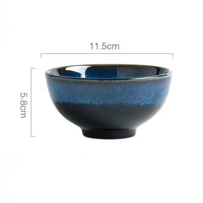 Blue Ceramic Tableware Set