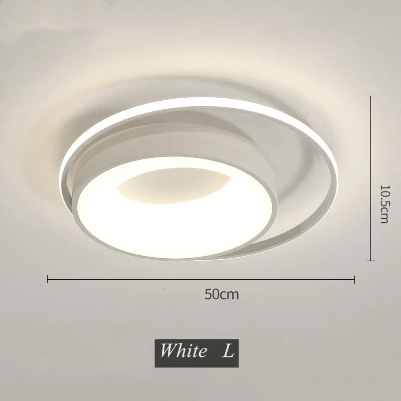 DecorBites™ LED Chandelier Light for Living Dining Room, Modern Acrylic Surface Mounted Fixture