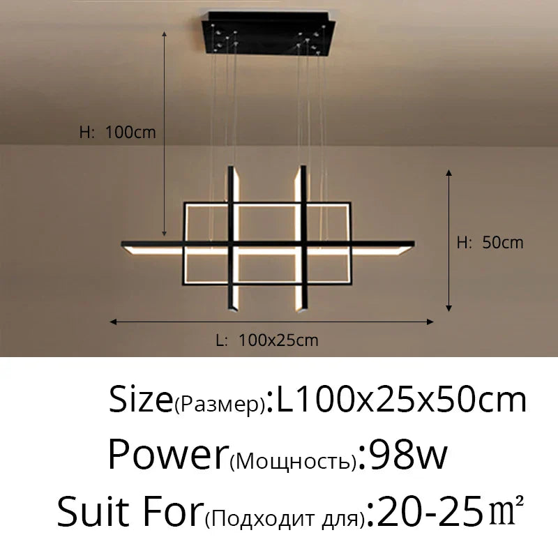 Lámparas colgantes geométricas de aluminio DecorBites™ para sala de estar, dormitorio, restaurante, comedor, cocina y decoración del hogar.