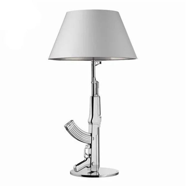 Lámpara de Pie AK47 Oro Decorbites™: Luz Nocturna Moderna de Resina para Decoración del Hogar