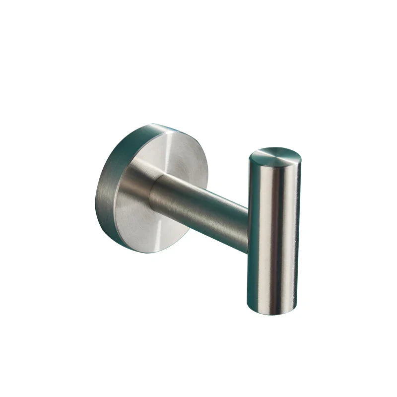 Juego de accesorios de baño DecorBites™: Barra para toallas, gancho para bata, estante, repisa, portarrollos de papel higiénico, gancho