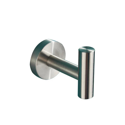 Juego de accesorios de baño DecorBites™: Barra para toallas, gancho para bata, estante, repisa, portarrollos de papel higiénico, gancho