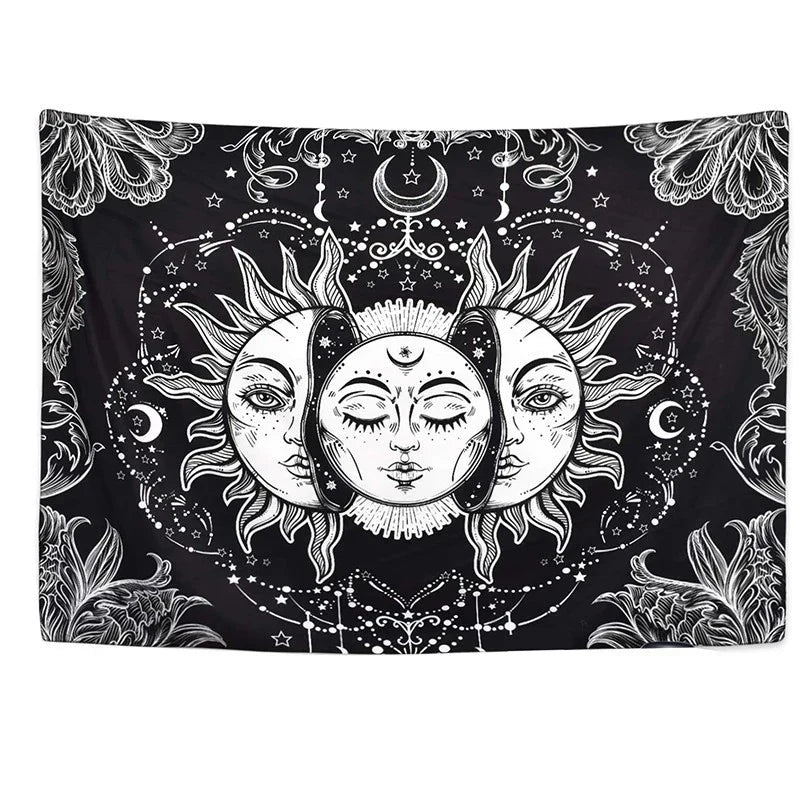 Decobites Mandala Sun Moon Tapestry Hippie Boho Decor