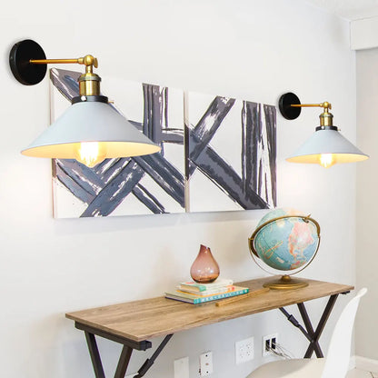 DecorBites™ Industrial Loft Wall Lamp, Retro Wall Light for Home Decor, E27 Bulb Lighting
