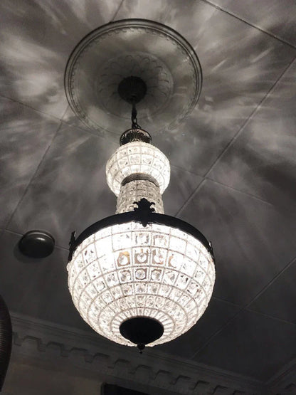 Lámpara de araña LED de cristal Art Déco DecorBites™ en 2 tamaños para salón, dormitorio, vestíbulo, hotel