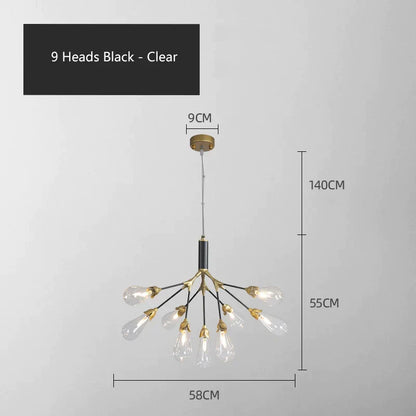 DecorBites™ Elegant Firefly Chandelier - Luxury Nordic Bedroom & Restaurant Lighting
