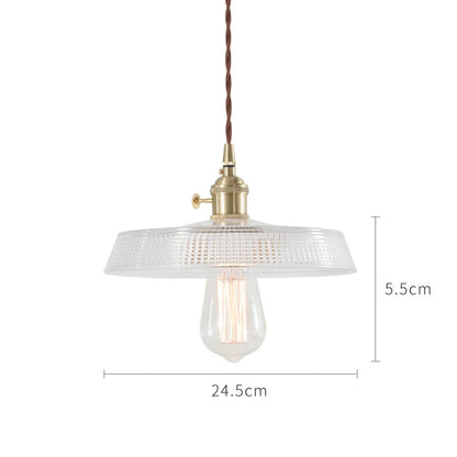 Lámparas Colgantes de Vidrio Decorbites™: Estilo Nórdico Japonés, Lámpara LED Industrial Vintage para Hogar, Bar, Café