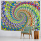 Decobites Psychedelic Mandala Tapestry Wall Hanging Beach Mat Home Decor