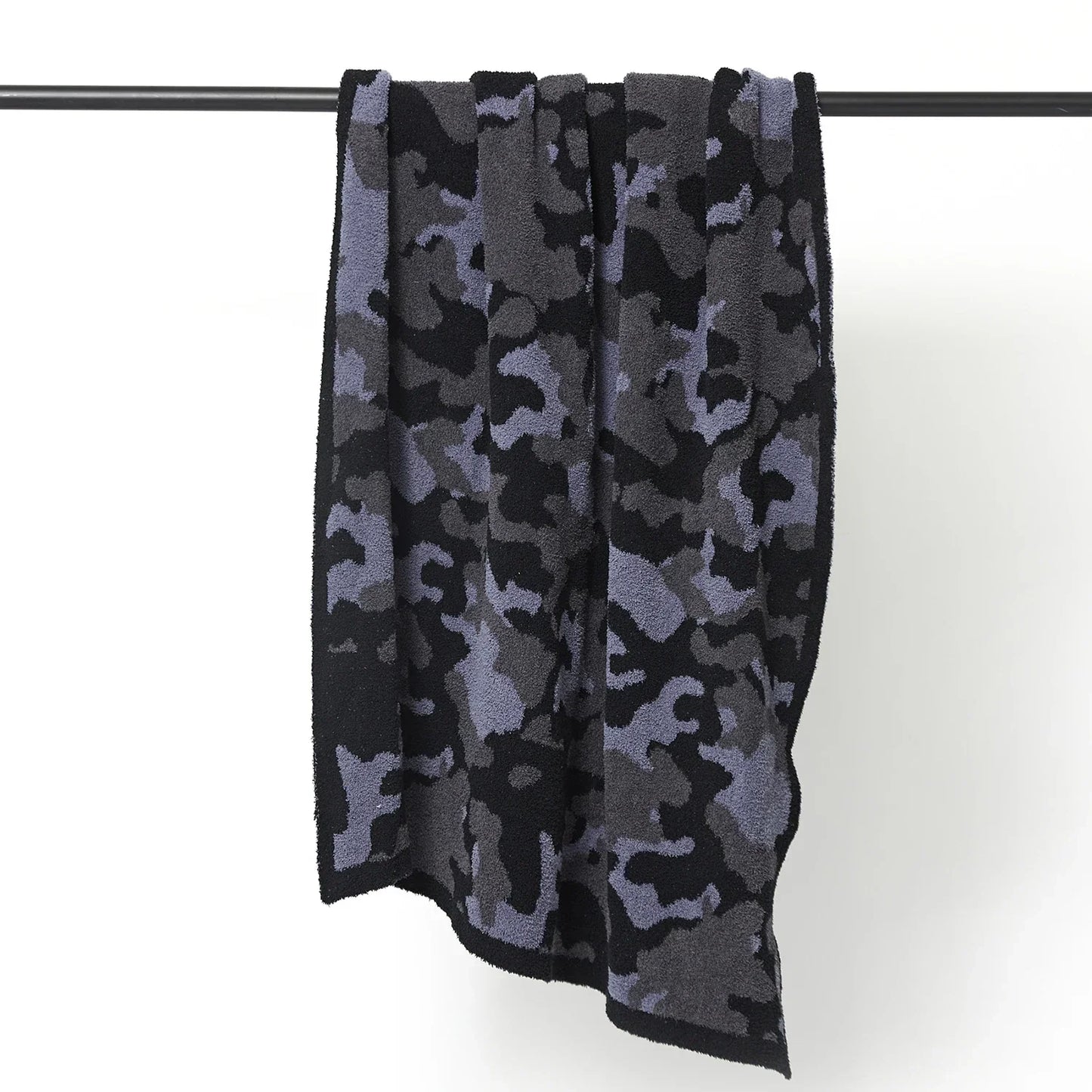 DecorBites™ Camouflage Knitted Throw Blanket