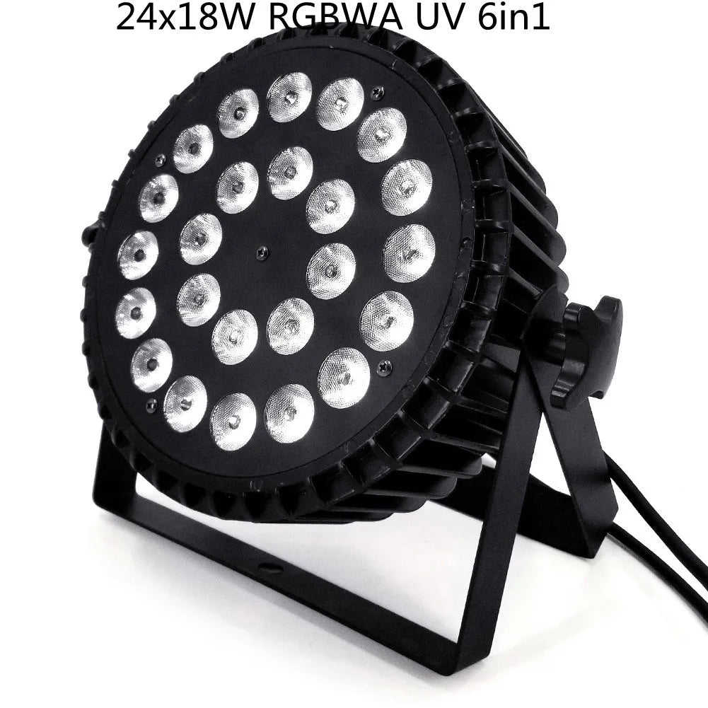 DecorBites™ 24x18w RGBWA UV 6in1 LED Par Licht für Bühnenparty DJ DMX Wash Beleuchtung
