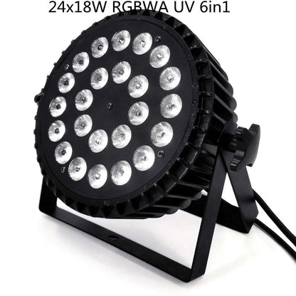 DecorBites™ 24x18w RGBWA UV 6in1 LED Par Licht für Bühnenparty DJ DMX Wash Beleuchtung