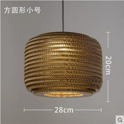 DecorBites™ Chinese Paper Honeycomb Pendant Lights Cardboard Personalized Home Decor Luminaire