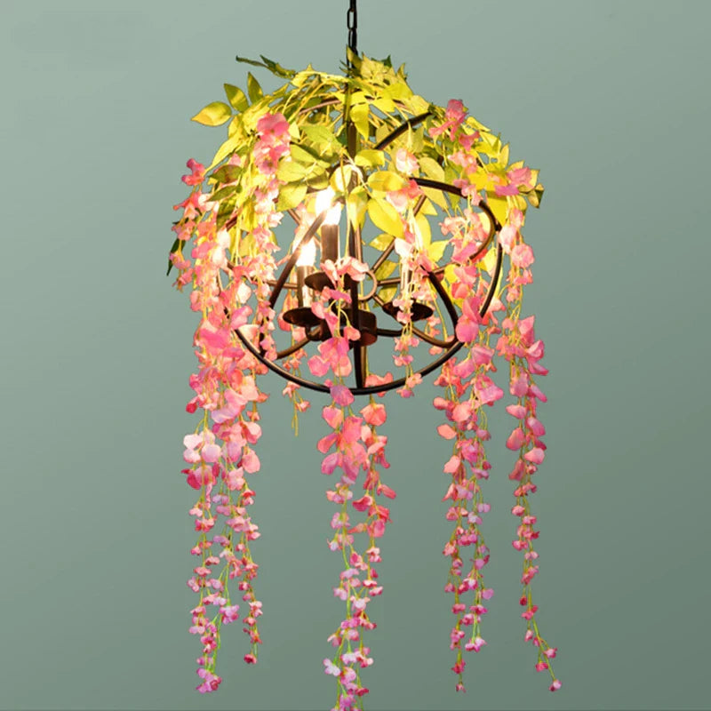DecorBites™ Green Plant Lighting Chandelier for Dining, Kitchen, Living Room