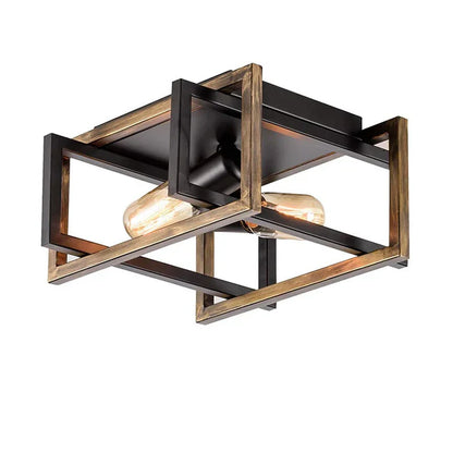 DecorBites™ Black Modern LED Ceiling Chandelier for Living Room Bedroom Study Home