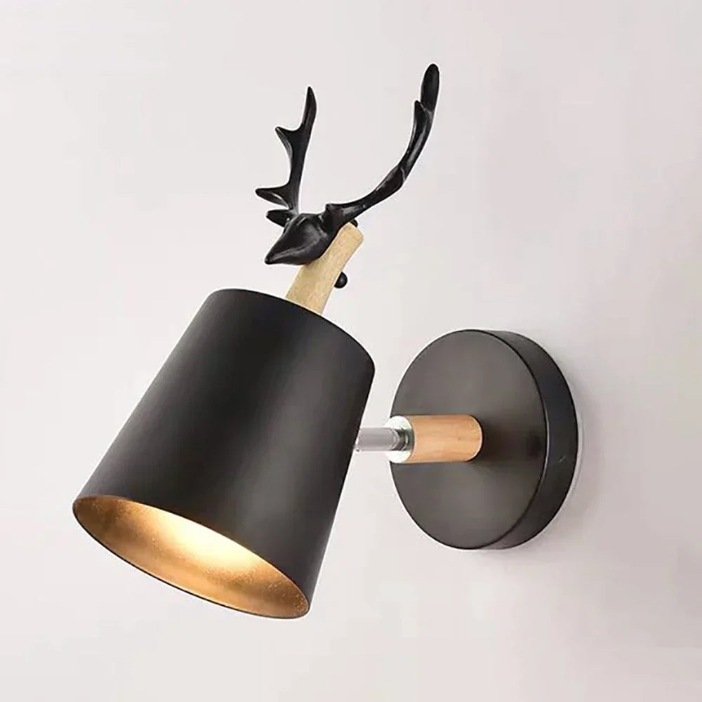 Wooden Nordic Wall Lamp