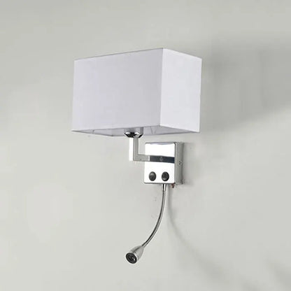 DecorBites™ LED Minimalist Wall Lamps with Rectangle Texture Shade for Living Room & Bedroom