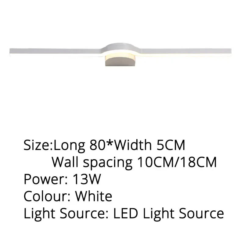 DecorBites™ LED Mirror Wall Sconces for Bathroom Dressing Table, Kitchen - 80cm, 60cm, 40cm