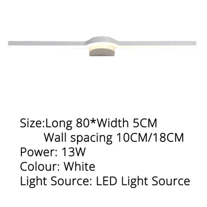 DecorBites™ LED Mirror Wall Sconces for Bathroom Dressing Table, Kitchen - 80cm, 60cm, 40cm