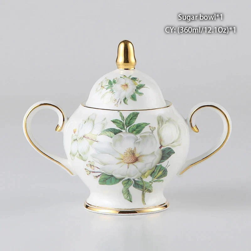 Juego de azucarero y cremera DecorBites™ de porcelana fina