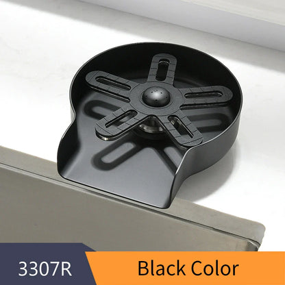 DecorBites™ Glass Rinser: Automatic Cup Washer for Home Sink, Coffee Bar, Kitchen Accessories