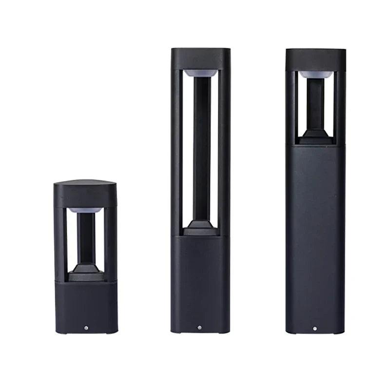 DecorBites™ LED Bollard Lawn Lamp: Stylish Waterproof Outdoor Garden Path Light