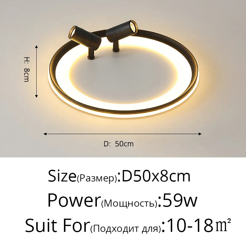 DecorBites™ LED Chandelier: Modern Indoor Lighting Fixture for Bedroom, Living Room, Kitchen & Showroom