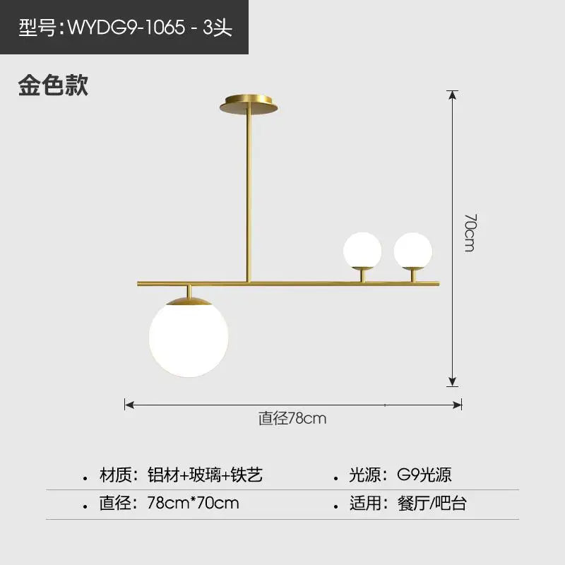 DecorBites™ Black Golden Glass Chandelier for Home Décor and Lighting