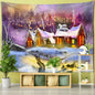 Decobites Snowy Night Series Tapestry Wall Decor