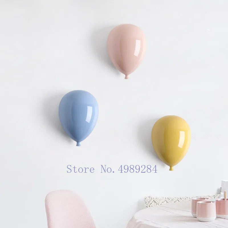DecorBites™ Cartoon Balloon Wall Hanging Decoration for Modern Home and Children's Room