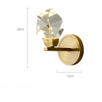 DecorBites™ Diamond Crystal Stone Lustre Chandelier for Dinning Room