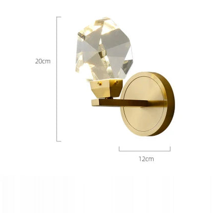 DecorBites™ Diamond Crystal Stone Lustre Chandelier for Dinning Room