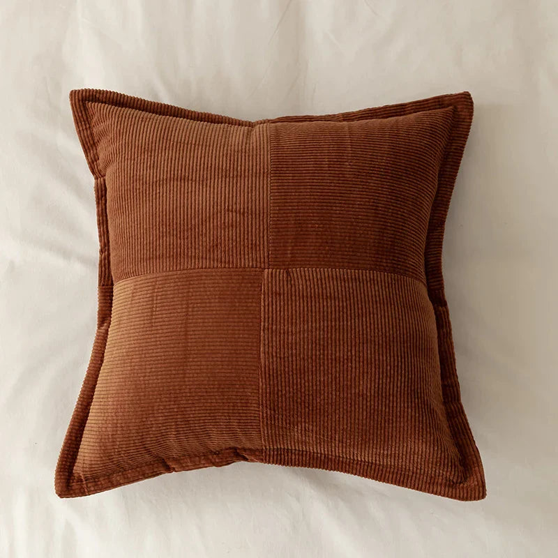 غطاء وسادة DecorBites™ من قماش مخملي 45×45 سم، وسادة ناعمة وعصرية، مناسبة للأريكة والسرير المنزلي