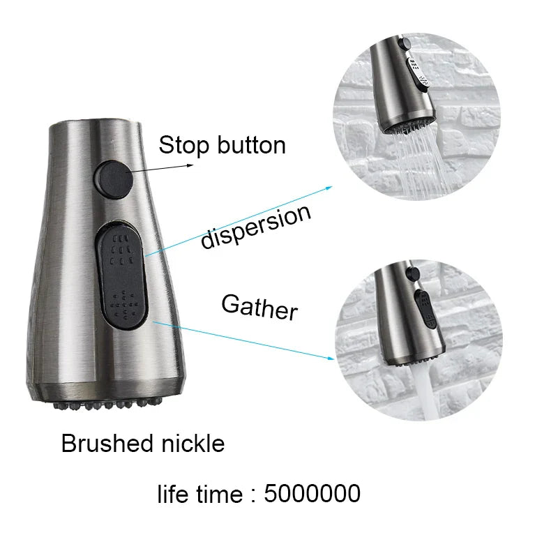 DecorBites™ Black Touch Sensor Kitchen Faucet: Pull Out, Sensitive Control, Mixer Tap