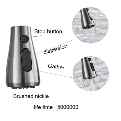 DecorBites™ Black Touch Sensor Kitchen Faucet: Pull Out, Sensitive Control, Mixer Tap