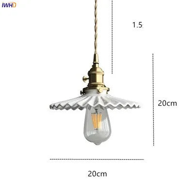 DecorBites™ Japanese Ceramic Pendant Light Fixture Copper Vintage Nordic Lamp for Home Décor