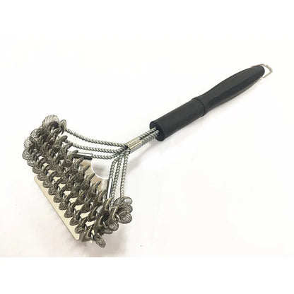 DecorBites™ BBQ Triple Head Brush - Grill Cleaner Tool for Barbecue and Oven