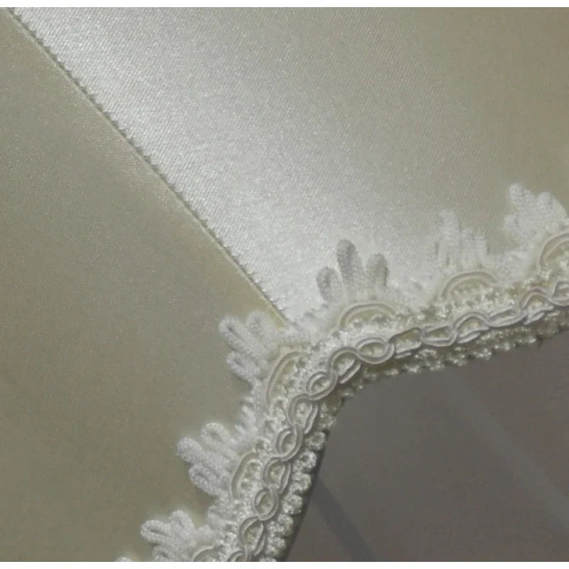 غطاء مصباح من القماش المُهدّب من DecorBites™ بتصميم أوروبي عصري فاخر مصنوع يدويًا لغرفة النوم