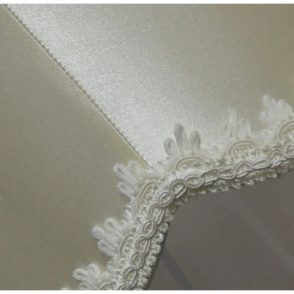 غطاء مصباح من القماش المُهدّب من DecorBites™ بتصميم أوروبي عصري فاخر مصنوع يدويًا لغرفة النوم