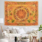 Decobites Retro Floral Vines Tapestry: Vintage Boho Wall Hanging for Hippie Room