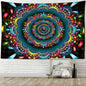 Decobites Psy Mandala Tapestry: Boho Room Decor & Camping Wall Hanging